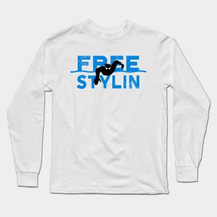 Freestyling Mens Swimming Long Sleeve T-Shirt